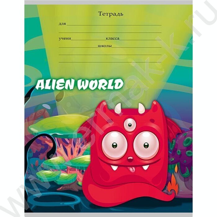 Тетрадь  12л линейка "Милые монстрики-1" 5видов | Фото 4