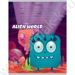 Тетрадь  12л линейка "Милые монстрики-1" 5видов | Фото 5
