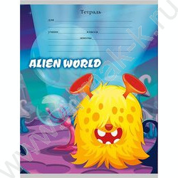 Тетрадь  12л линейка "Милые монстрики-1" 5видов | Фото 6