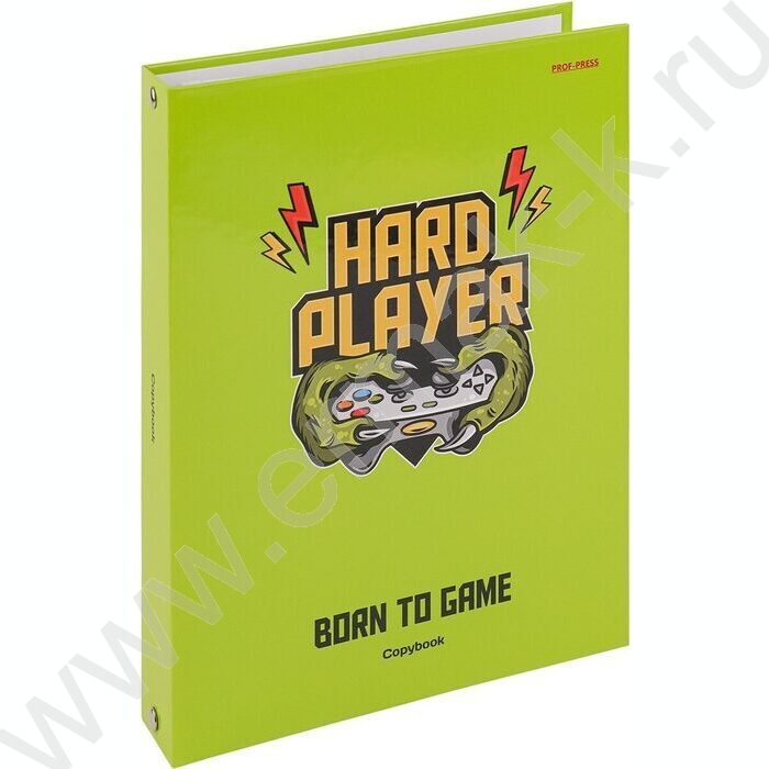Тетрадь  80л клетка/кольца "Рождённый играть-1" | Фото 1
