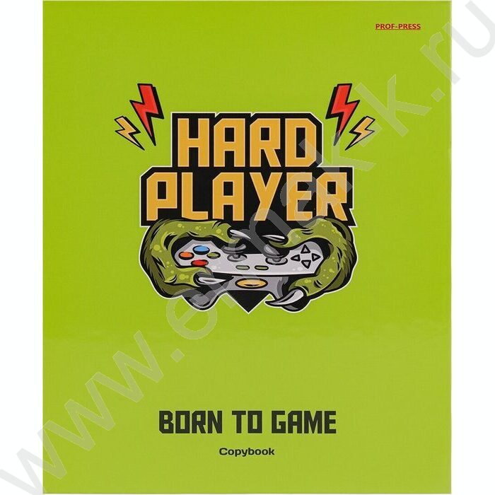 Тетрадь  80л клетка/кольца "Рождённый играть-1" | Фото 2