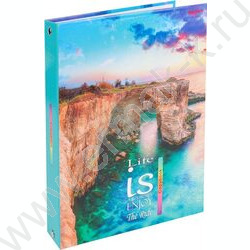 Тетрадь 100л клетка/кольца "Творение природы" | Фото 1