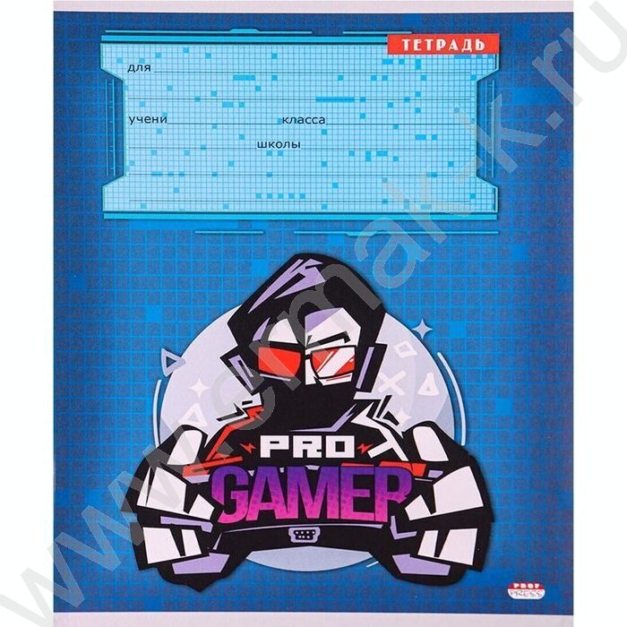 Тетрадь  12л клетка "Хардкорный геймер" 5видов | Фото 5
