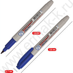 Маркер перм. /синий/ 1мм круг "Multi Marker Super Slim" | Фото 4