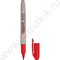 Маркер перм. /красный/ 1мм круг "Multi Marker Super Slim" | Фото 1