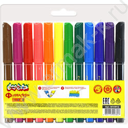 Фломастеры  12цв Каляка-Маляка /толстые/ | Фото 6