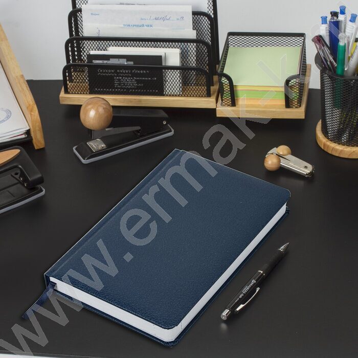 Ежедневник н/дат А5 136л "Profile" синий /тв.обл. балакрон, ляссе, справ. информация | Фото 9