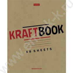 Тетрадь  48л клетка "CRAFT" /крафт/ 5видов | Фото 3