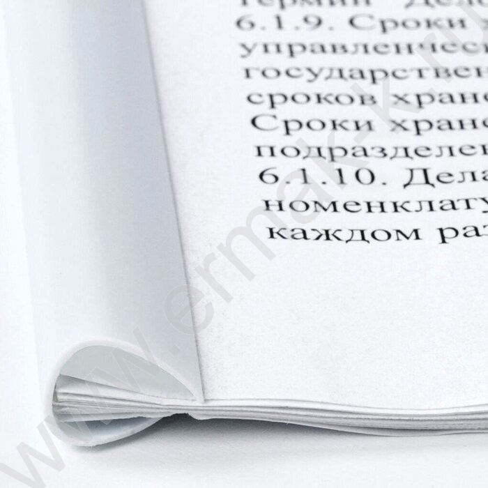 Скрепкошина для быстрого переплета /ширина 10мм (до 50 л) /белая /цена за 1 штуку | Фото 4