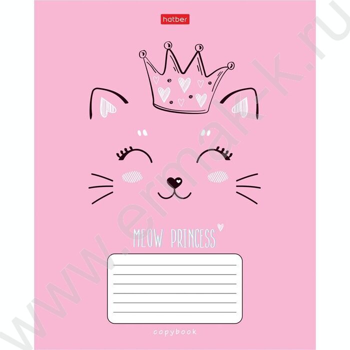 Тетрадь  18л клетка "Ушки на макушке" /тиснение/ 5видов | Фото 3