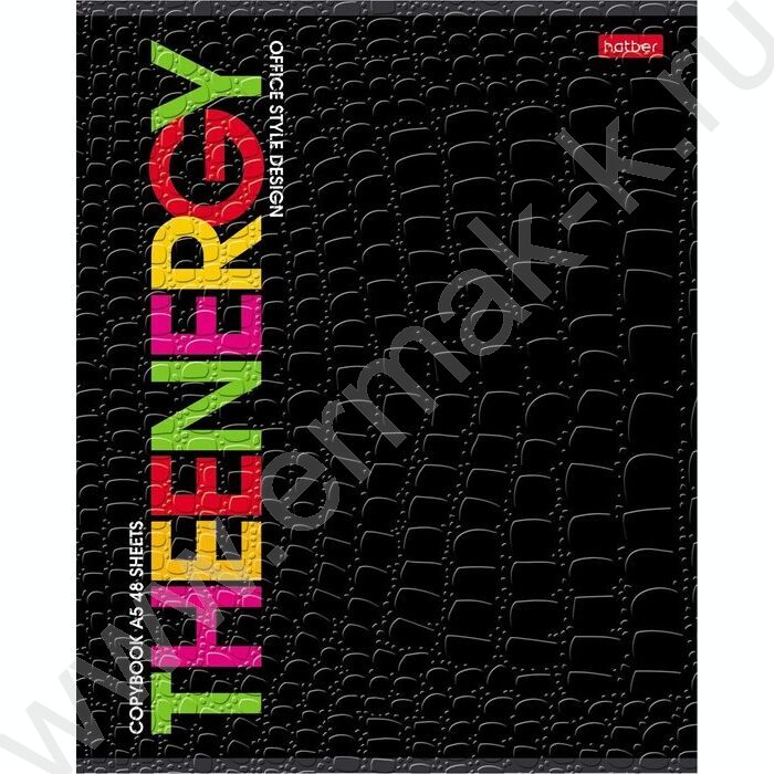 Тетрадь  48л клетка "THEBOOK" /тиснение CROCO/ 5видов | Фото 4