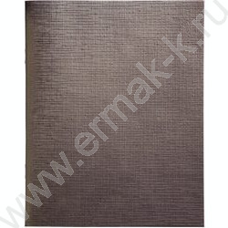 Тетрадь  96л клетка "Бум/винил" METALLIC коричневая | Фото 1