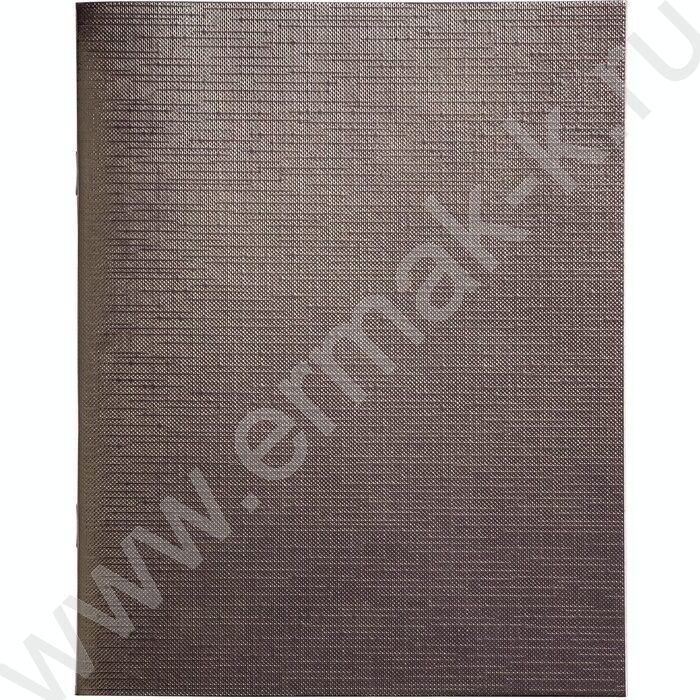Тетрадь  96л клетка "Бум/винил" METALLIC коричневая | Фото 1