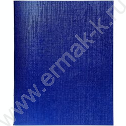 Тетрадь  96л клетка "Бум/винил" METALLIC синяя | Фото 1