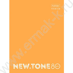 Тетрадь  80л А4 клетка/кольца /глянц.лам/  "NEWtone NEON Оранж" | Фото 1