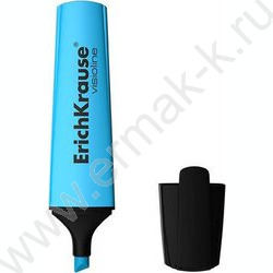 Текстовыделитель /голубой/ 5,2мм косой Visioline V-12 Neon  | Фото 1