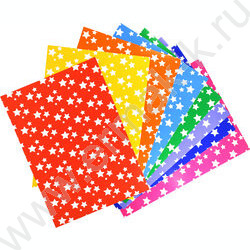 Картон цв. мелов. А4  8л/8цв Каляка Маляка /узор - звездочки | Фото 5
