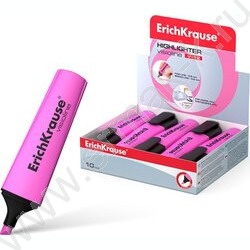 Текстовыделитель /розовый/ 5,2мм косой Visioline V-12 Neon  | Фото 2