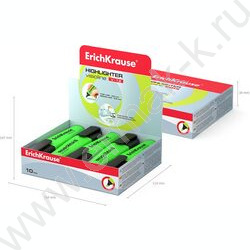 Текстовыделитель /зеленый/ 5,2мм косой Visioline V-12 Neon  | Фото 4