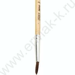 Кисть  белка № 3 круглая | Фото 2