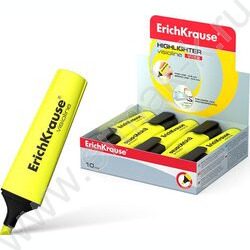 Текстовыделитель /желтый/ 5,2мм косой Visioline V-12   | Фото 2