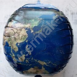 Шар фольга 22" Сфера 4D Глобус 55см | Фото 1