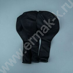 Шар воздушный 12" Пастель черный/Black | Фото 3