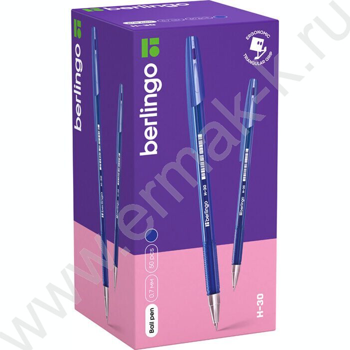 Ручка шар "H-30" 0,7мм синяя | Фото 3