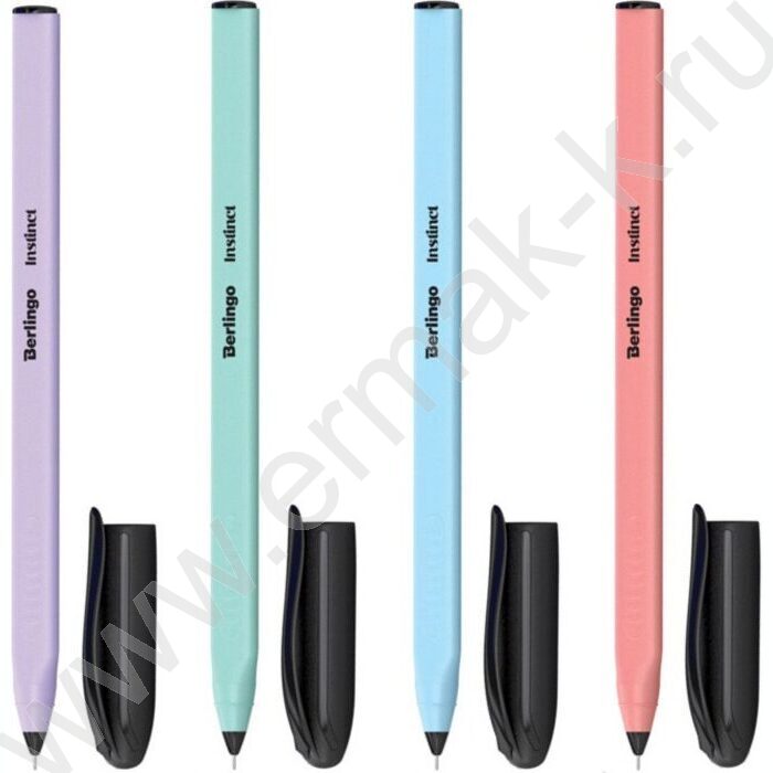 Ручка шар "Instinct" 0,7мм синяя /трехгранный корпус /ассорти | Фото 1