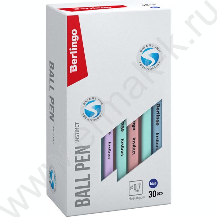 Ручка шар "Instinct" 0,7мм синяя /трехгранный корпус /ассорти | Фото 6