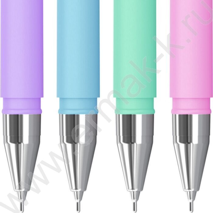 Ручка шар "Starlight S" 0,5мм синяя /корпус прорез. пластик /ассорти пастель | Фото 2