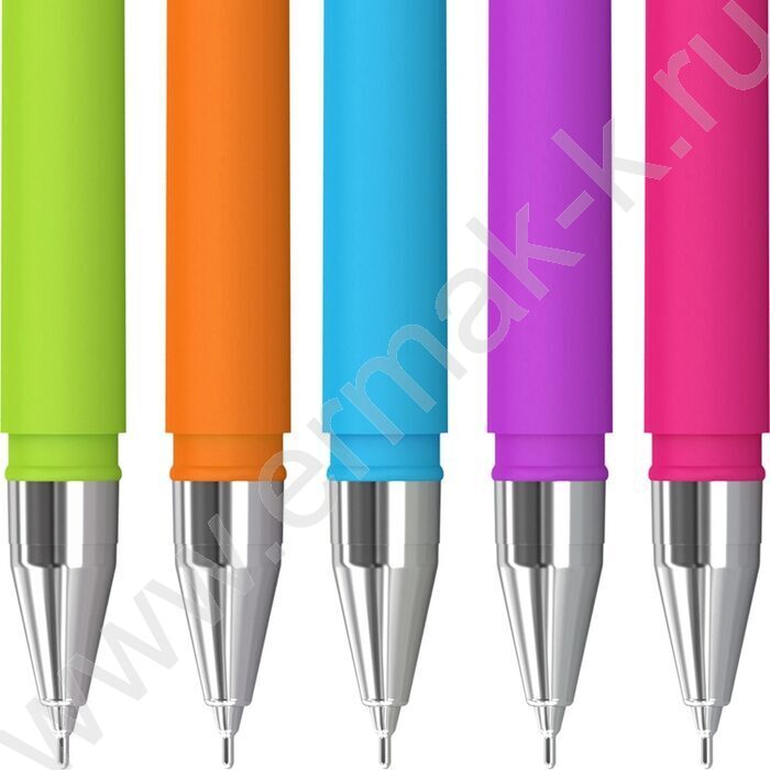 Ручка шар "Starlight" 0,7мм синяя /корпус прорез. пластик /ассорти | Фото 2