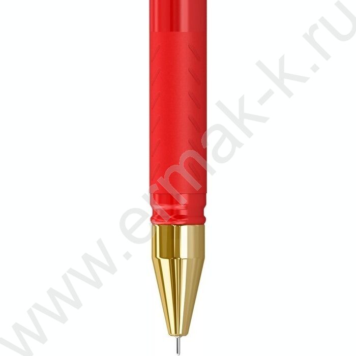 Ручка шар "xGold" 0,7мм красная /резин. грип /игольчатый стержень | Фото 2