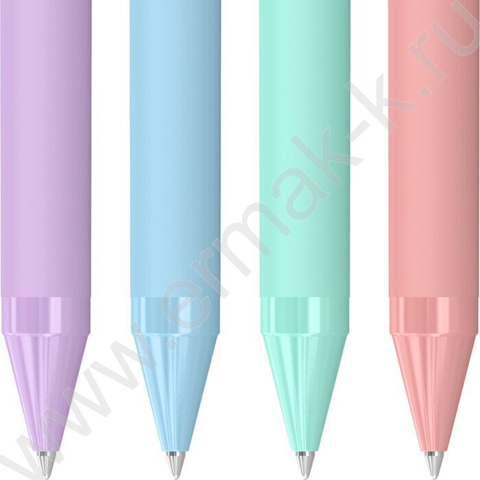 Ручка шар авт синяя 0,7мм "Instinct" /корпус прорезин. пластик /ассорти | Фото 2