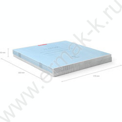 Тетрадь  24л линейка "Классика" голубой | Фото 5