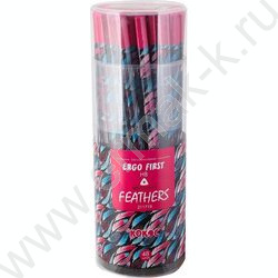Карандаш ч/гр HB Ergo First Feathers /трехгранный /заточенный | Фото 2