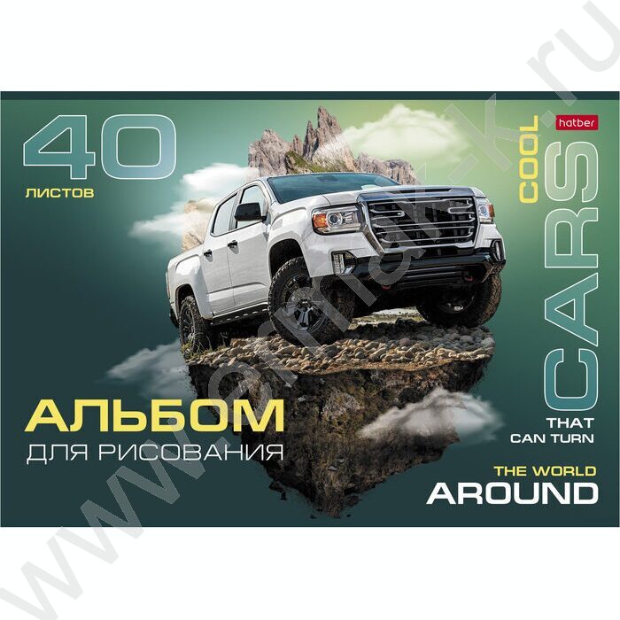 Альбом д/рисования 40л "COOL CARS" ассорти | Фото 4