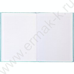 Зап. книжка  64л А6 тв.обл./клетка/линия Бумвинил METALLIC Мята | Фото 2
