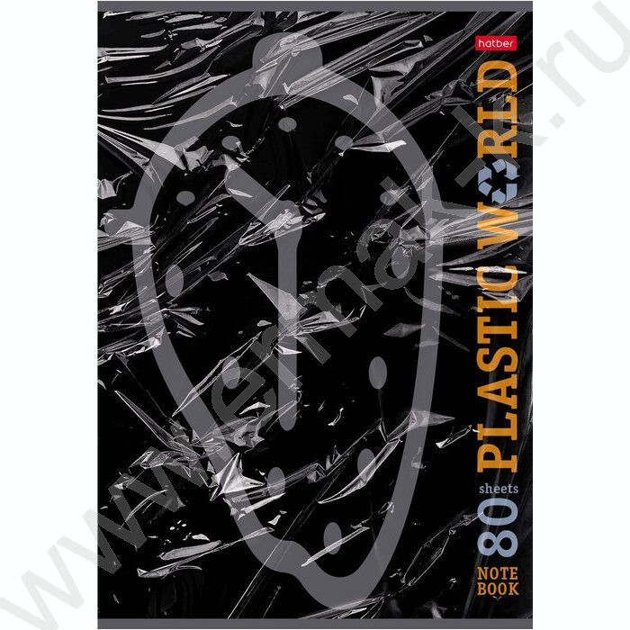 Тетрадь  80л А4 клетка "Plastic World" | Фото 3