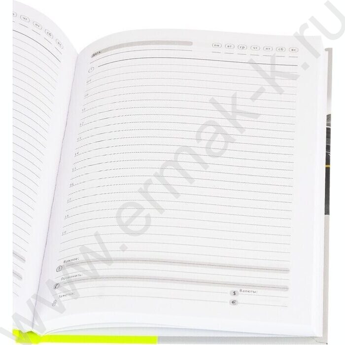 Ежедневник н/дат А5 128л Премиум-суперкар-2 /тв.обл.,софт-тач, ламин, флуор.,/ | Фото 4