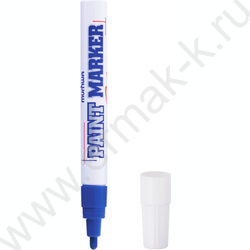 Маркер-краска /синий/ 4мм круг /нитро-основа | Фото 1