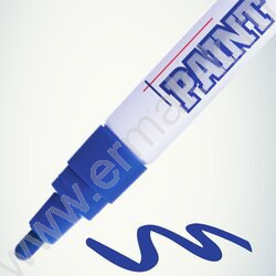 Маркер-краска /синий/ 4мм круг /нитро-основа | Фото 3