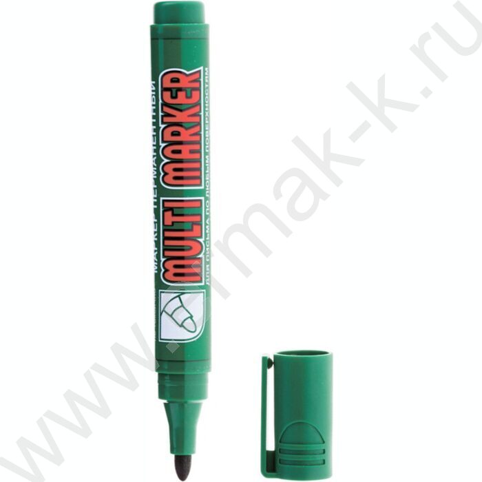 Маркер перм. /зеленый/ 3мм круг "Multi Marker" | Фото 1