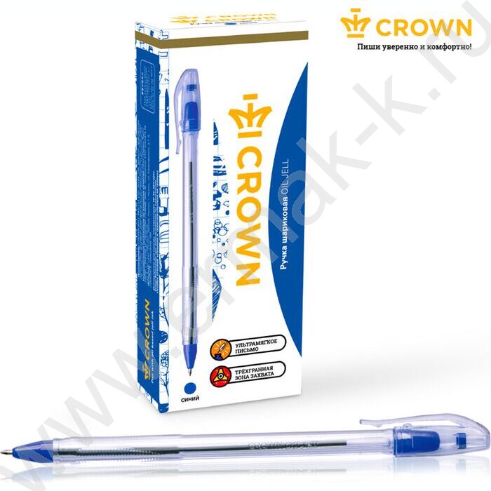 Ручка шар на масл. основе синяя 0,7мм "Oil Jell" | Фото 3