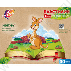 Пластилин  30цв 450г "ZOO" /картон.кор. | Фото 1