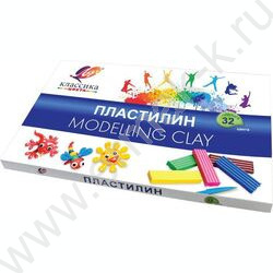 Пластилин  32цв 640г Классика стек | Фото 2