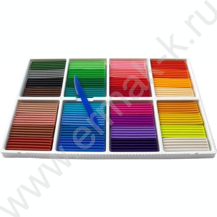 Пластилин  32цв 640г Классика стек | Фото 4