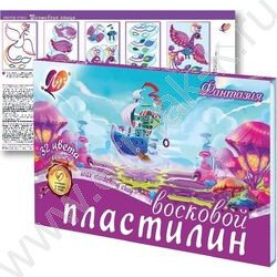 Пластилин восковой 32цв 475г Фантазия+стек | Фото 1