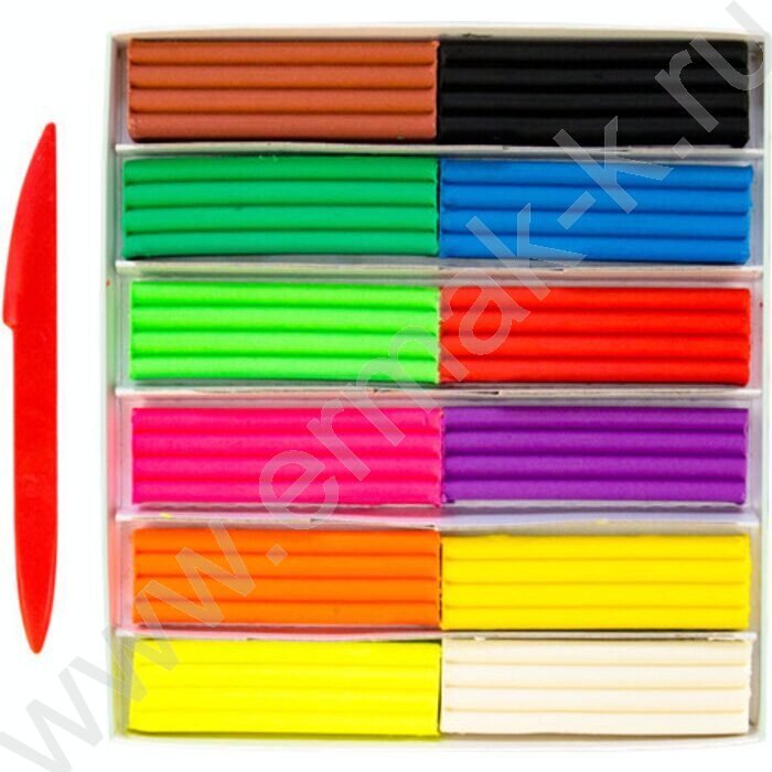 Пластилин плавающий 12цв Кроха | Фото 2