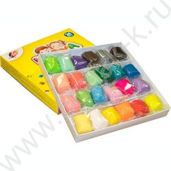 Тесто д/лепки  24цв Кроха | Фото 3